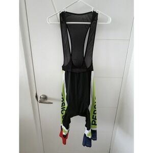 Mens Large‎ PepsiCo SPERO Cycling Bib Shorts Padded Team Racing Black Green
